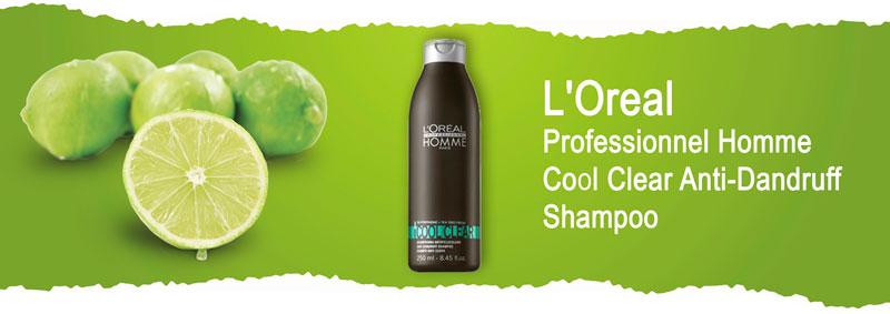 Шампунь от перхоти L'Oreal Professionnel Homme Cool Clear Anti-Dandruff Shampoo