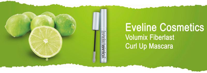 Тушь для ресниц масс-маркет ультраудлинняющая Eveline Cosmetics Volumix Fiberlast Curl Up Mascara