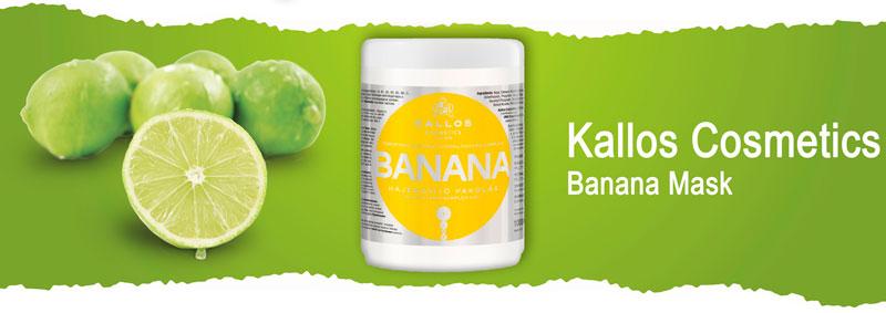 недорогая маска для ослабленных волос Kallos Cosmetics Banana Mask