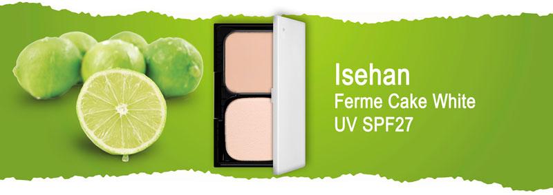 Всесезонная пудра с защитой от УФ Isehan Ferme Cake White UV SPF27