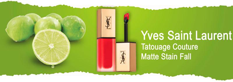 Матовая элитная помада для губ Yves Saint Laurent Tatouage Couture Matte Stain Fall