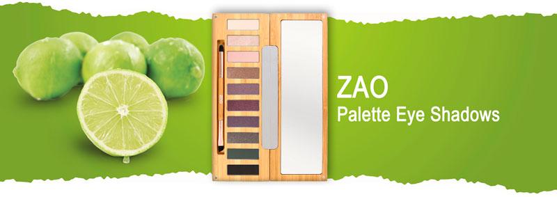 Бамбуковая палетка с тенями ZAO Palette Eye Shadows