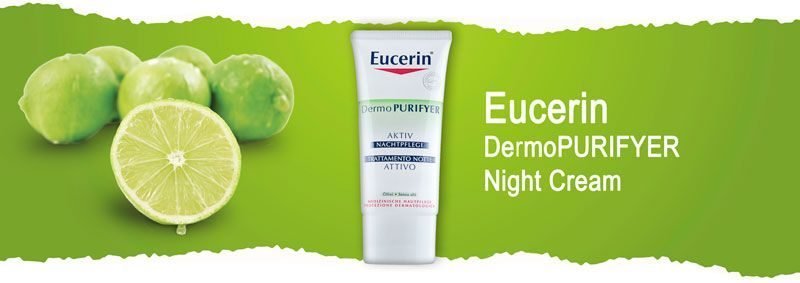 Увлажняющий ночной крем для проблемной кожи лица Eucerin DermoPURIFYER Night Cream