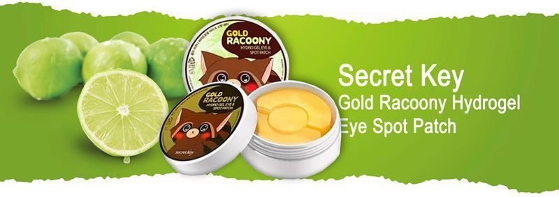 Гидрогелевые патчи для кожи вокруг глаз с золотом Secret Key Gold Racoony Hydrogel Eye Spot Patch
