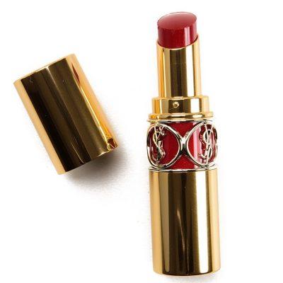 YSL Rouge Cape (83) Rouge Volupte Shine свотч продукта