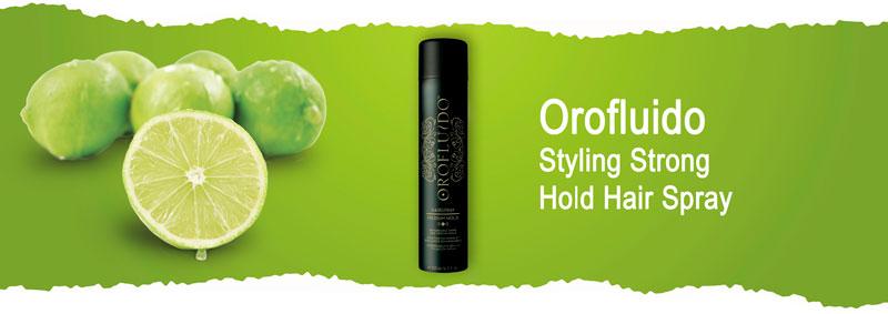Профессиональный лак для волос Orofluido Styling Strong Hold Hair Spray