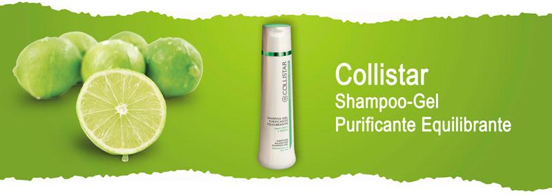 профессиональный шампунь для жирных волос Collistar Shampoo-Gel Purificante Equilibrante