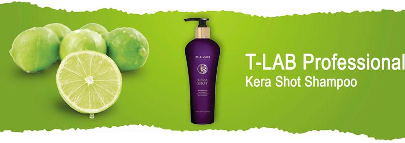 Профессиональный шампунь для сухих волос T-LAB Professional Kera Shot Shampoo