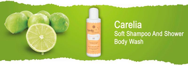 Мягкий шампунь-гель для чувствительной кожи младенцев и детей Carelia Soft Shampoo And Shower Body Wash