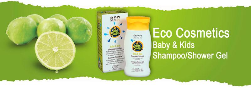 Детский шампунь для волос и тела Eco Cosmetics Baby&Kids Shampoo/Shower Gel