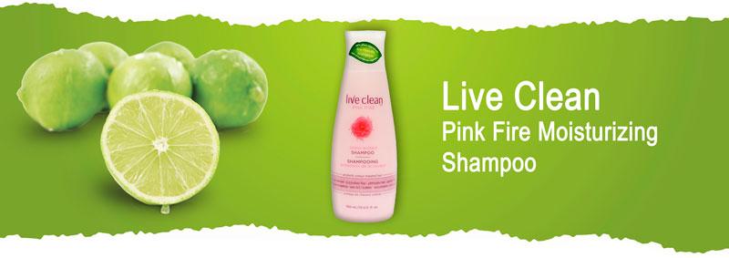 Шампунь защита цвета Live Clean Pink Fire Moisturizing Shampoo