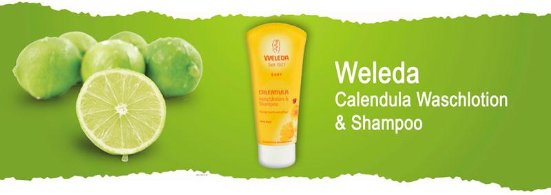 Шампунь-гель для тела и волос Weleda Calendula Waschlotion & Shampoo