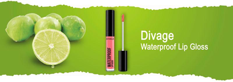 Водостойкий блеск для губ масс-маркет Divage Waterproof Lip Gloss