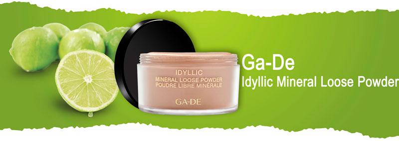 Минеральная рассыпчатая пудра мидл-маркет Ga-De Idyllic Mineral Loose Powder