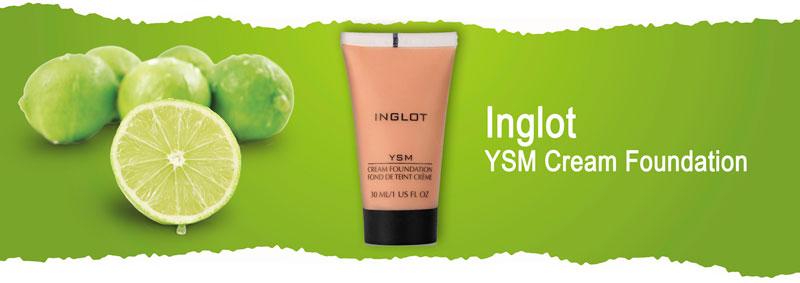 Матирующий тональный крем-база масс-маркет Inglot YSM Cream Foundation