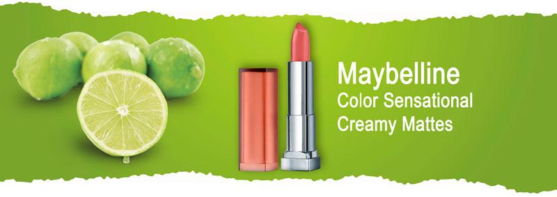 Матовая помада для губ масс-маркет Maybelline Color Sensational Creamy Mattes
