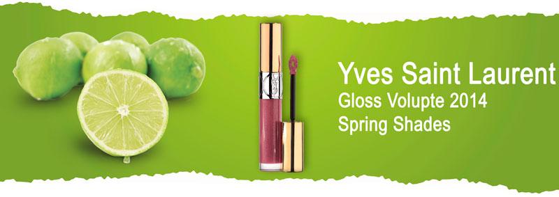 Элитный блеск для губ Yves Saint Laurent Gloss Volupte 2014 Spring Shades