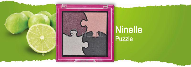 Тени для век 4-х цветные Ninelle Puzzle