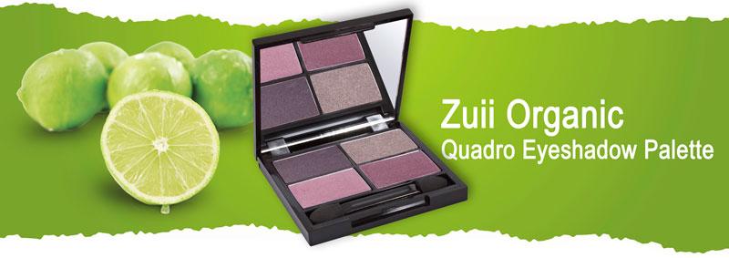 Тени для век Zuii Organic Quadro Eyeshadow Palette