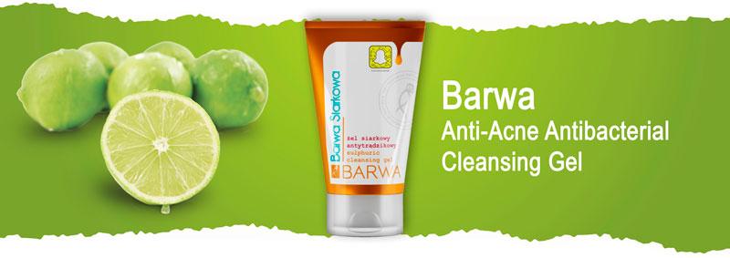 Антибактериальный гель для умывания Barwa Anti-Acne Antibacterial Cleansing Gel