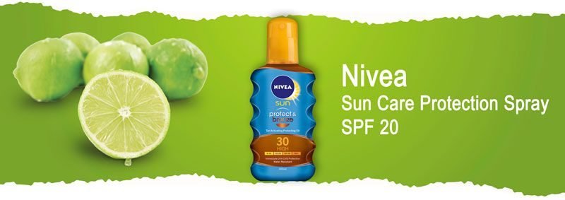 Масло-спрей солнцезащитное для загара «Защита и загар» SPF 20 Nivea Sun Care Protection Spray
