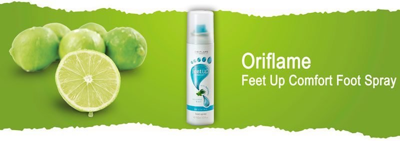 Освежающий спрей-дезодорант для ног Oriflame Feet Up Comfort Foot Spray